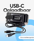 fietsverlichting is usb-c oplaadbaar